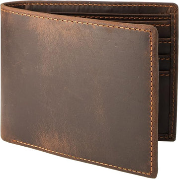 Genuine Leather Wallet for Men | Vintage RFID Bifold