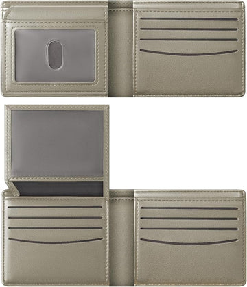 Men's Dark Grey RFID Blocking Bifold Wallet
