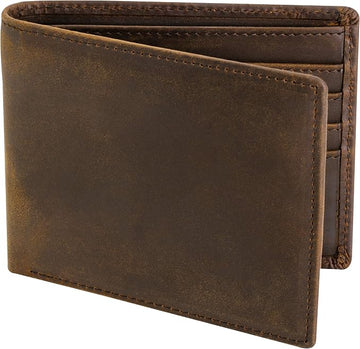 Men's Top Grain Leather Wallet | RFID Blocking Bifold